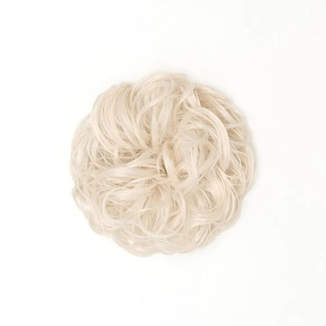 Stranded Curly Hair Messy Bun Scrunchie
