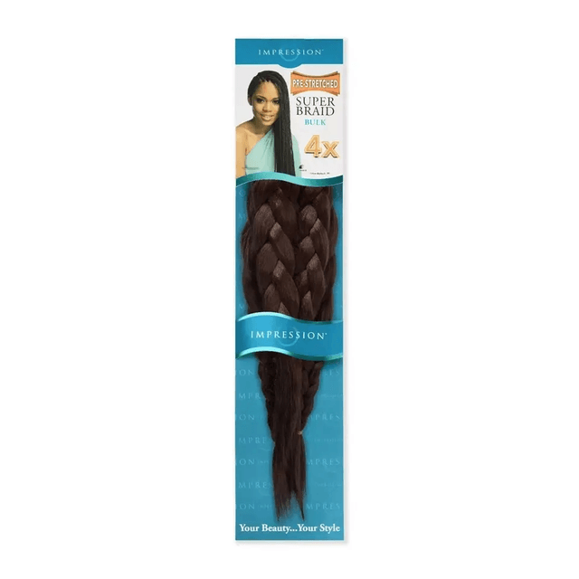 Impression 4X Value Pre Stretched Braiding Hair Extensions ( All Colours)