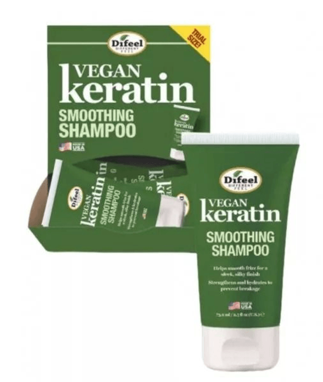DIFEEL: TRIAL SIZE SHAMPOO - VEGAN KERATIN 2.5OZ