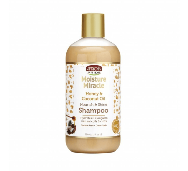 African Pride Moisture Miracle Honey & Coconut Oil Shampoo - 12oz