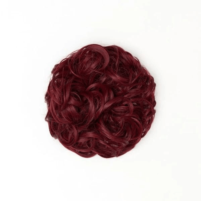 Stranded Curly Hair Messy Bun Scrunchie