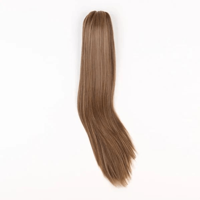 Stranded Long Straight Clip-in Ponytail
