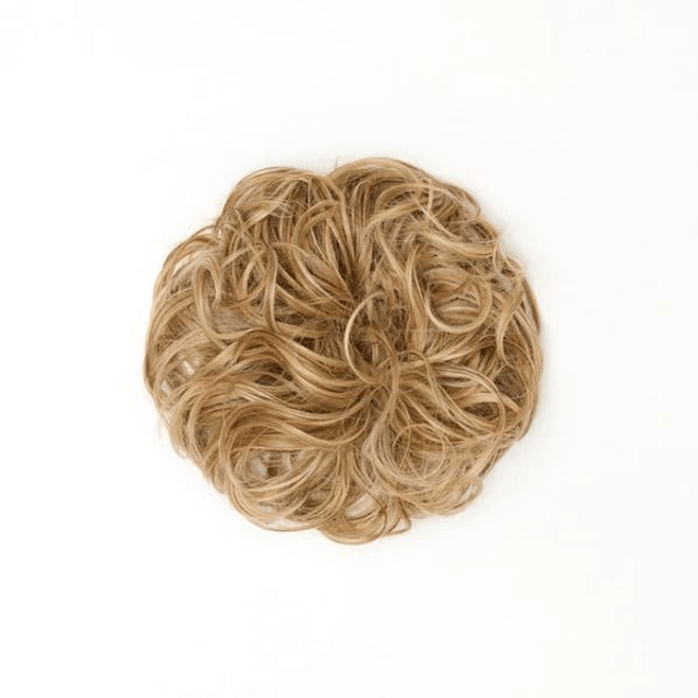 Stranded Curly Hair Messy Bun Scrunchie