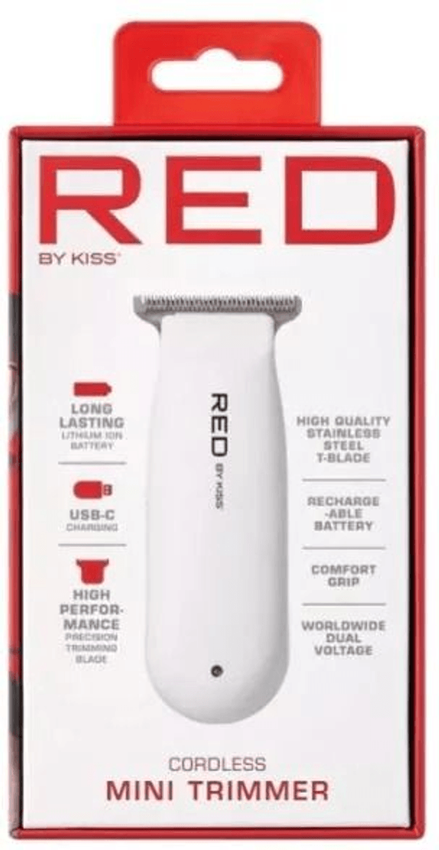 RED BY KISS: CORDLESS USB RECHARGABLE MINI TRIMMER (CT06)
