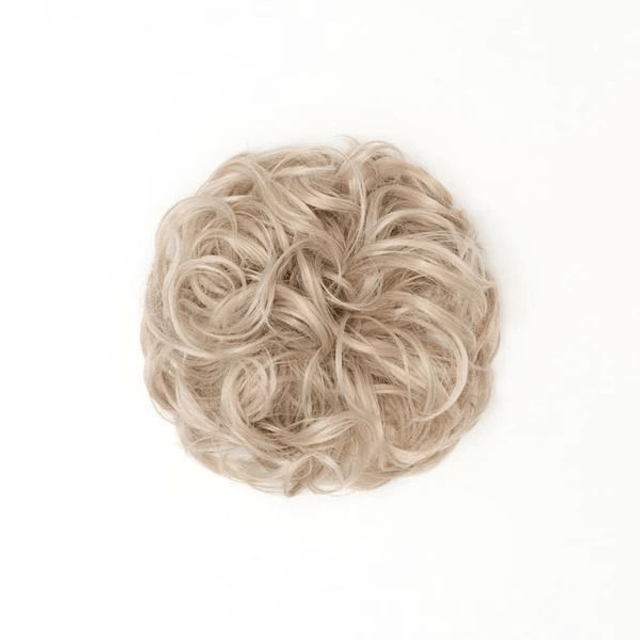 Stranded Curly Hair Messy Bun Scrunchie