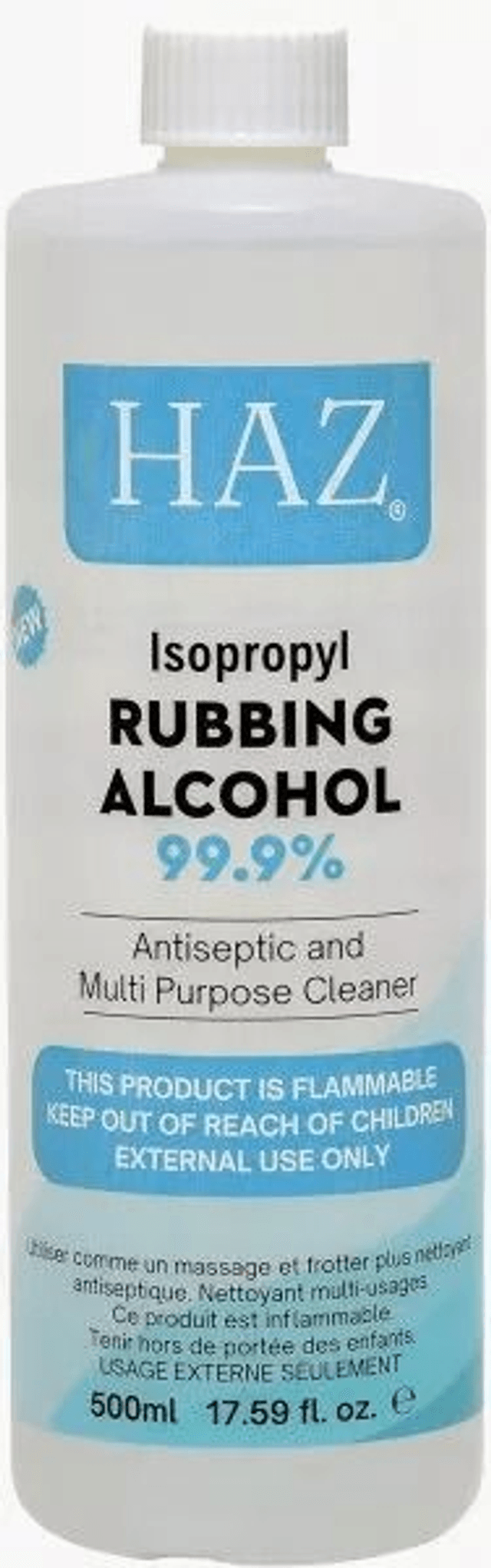 HAZ: RUBBING ALCOHOL 99.9% 500ML