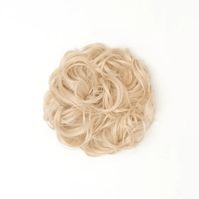 Stranded Curly Hair Messy Bun Scrunchie