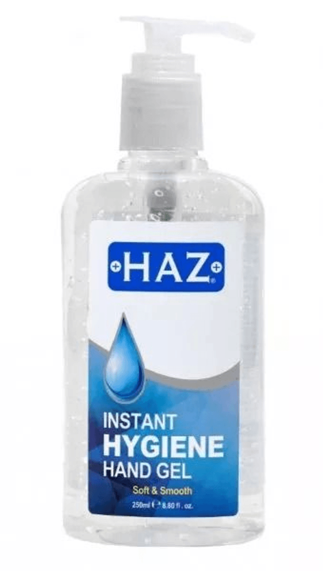 HAZ: INSTANT HYGIENE HAND GEL 250ML