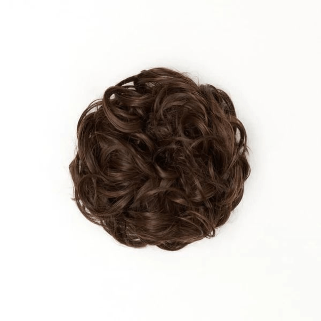Stranded Curly Hair Messy Bun Scrunchie