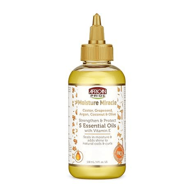 AFRICAN PRIDE MOISTURE MIRACLE ESSENTIAL OILS 4 oz
