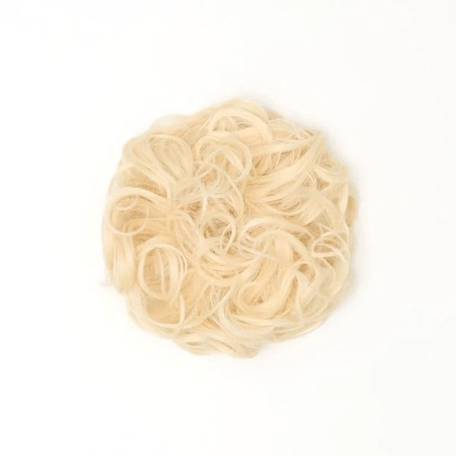 Stranded Curly Hair Messy Bun Scrunchie