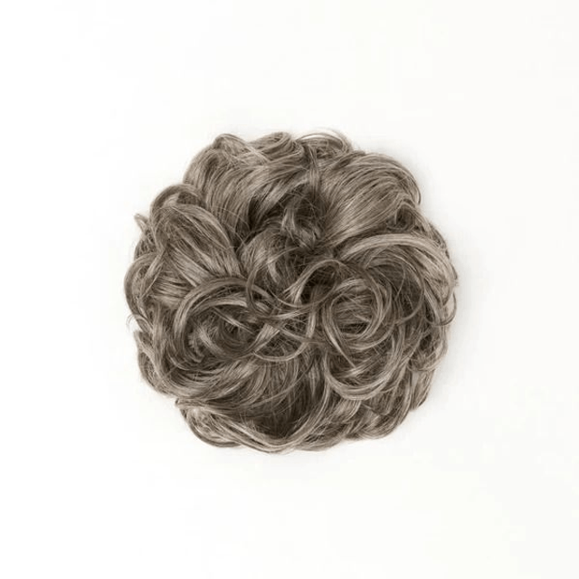 Stranded Curly Hair Messy Bun Scrunchie