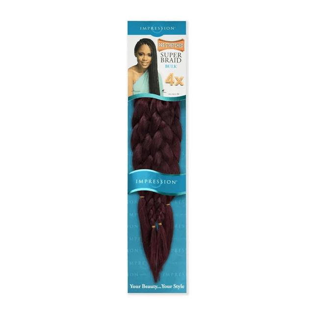 Impression 4X Value Pre Stretched Braiding Hair Extensions ( All Colours)