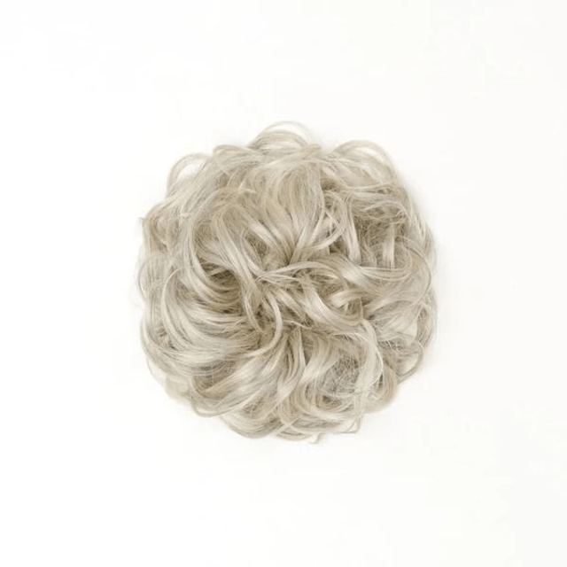 Stranded Curly Hair Messy Bun Scrunchie