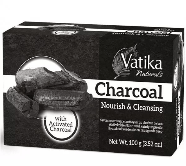 VATIKA: CHARCOAL SOAP 100G