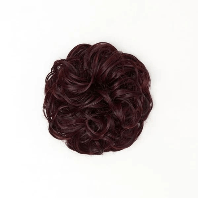 Stranded Curly Hair Messy Bun Scrunchie