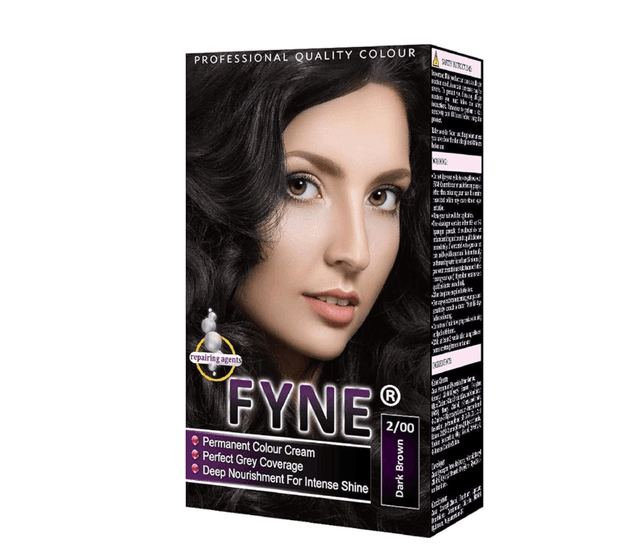 FYNE  Permanent Hair Dye for Women-(Dark Brown 2/00)