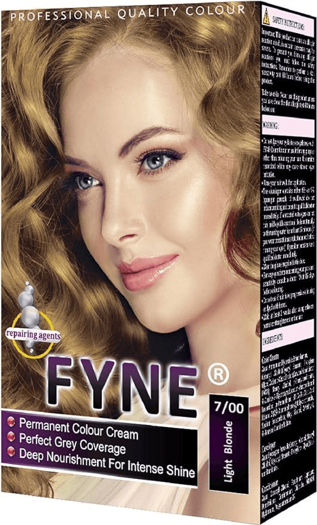 FYNE  Permanent Hair Dye for Women -(Light Blonde 7/00)