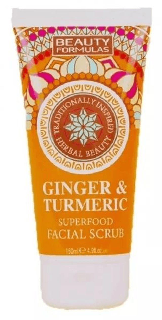 BEAUTY FORMULAS: GINGER &amp; TURMERIC FACIAL SCRUB 150ML