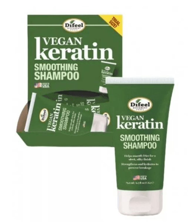 DIFEEL: TRIAL SIZE SHAMPOO - VEGAN KERATIN 2.5OZ