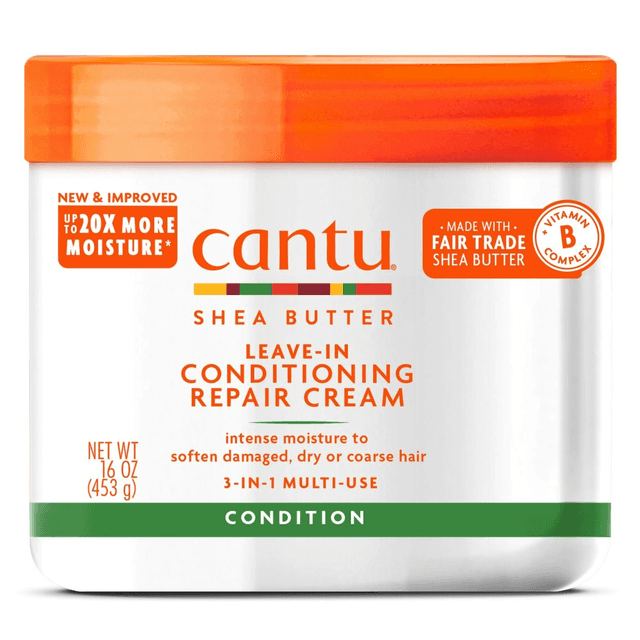 Cantu Shea Butter Leave-In Conditioning Repair Cream, 16 oz (453 g)