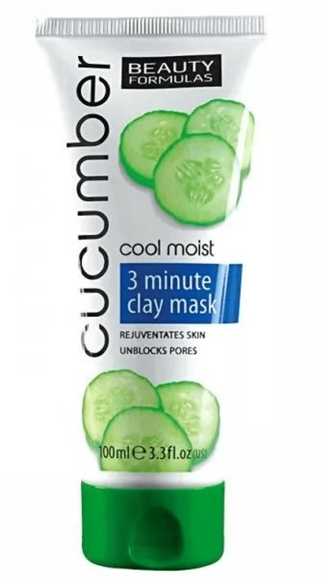Beauty Formulas: Cucumber 3 minute Clay Mask 100ml