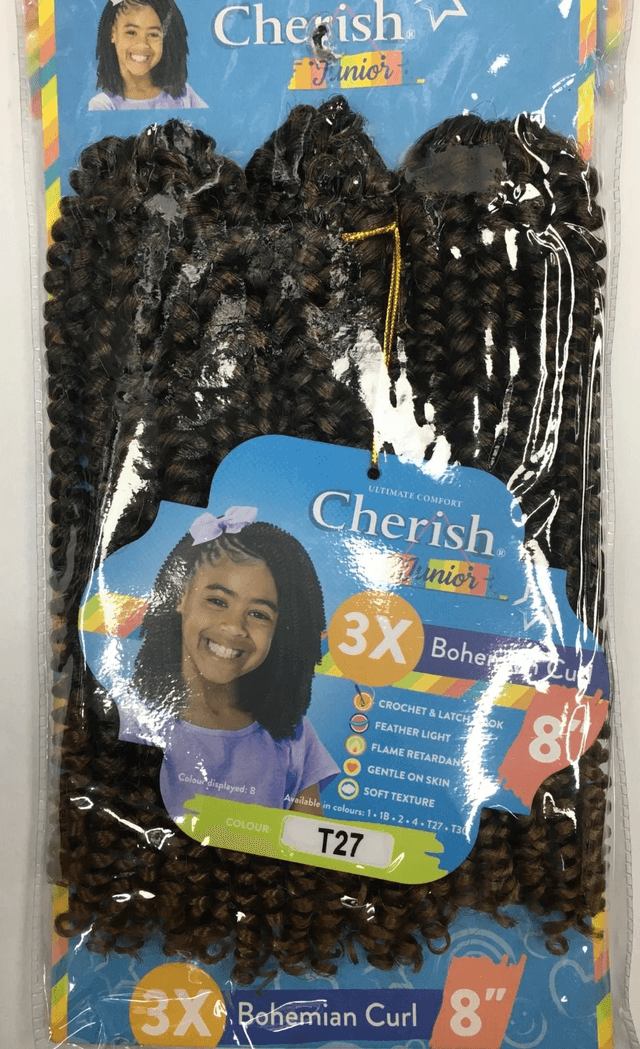 Cherish Junior Bulk : 3X Bohemian Curl 8 (Col. T27)