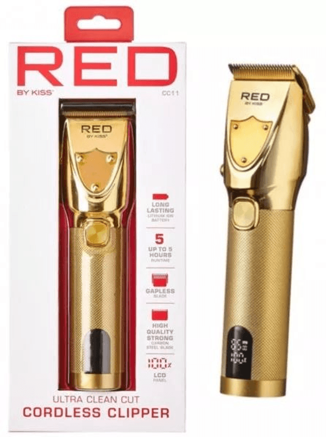 RED BY KISS: USB ULTRA CLEANCUT CORDLESS CLIPPER (CC11)