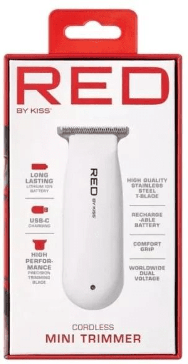 RED BY KISS: CORDLESS USB RECHARGABLE MINI TRIMMER (CT06)