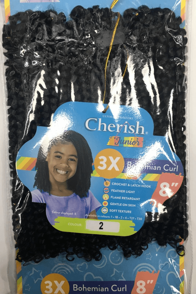 Cherish Junior Bulk : 3X Bohemian Curl 8 (Col. 2)