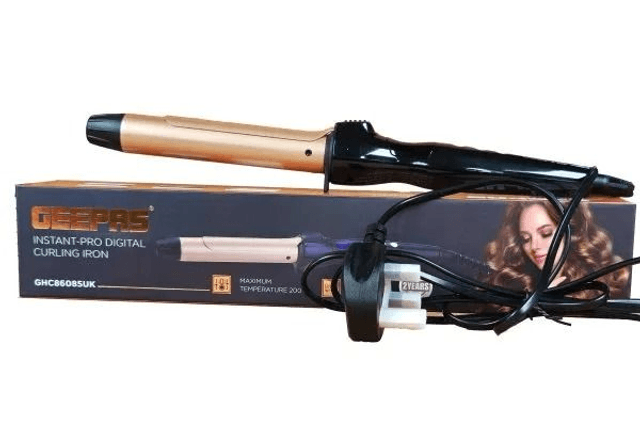 Geepas: Digital Curling Iron Ceramic Coating GHC86085UK