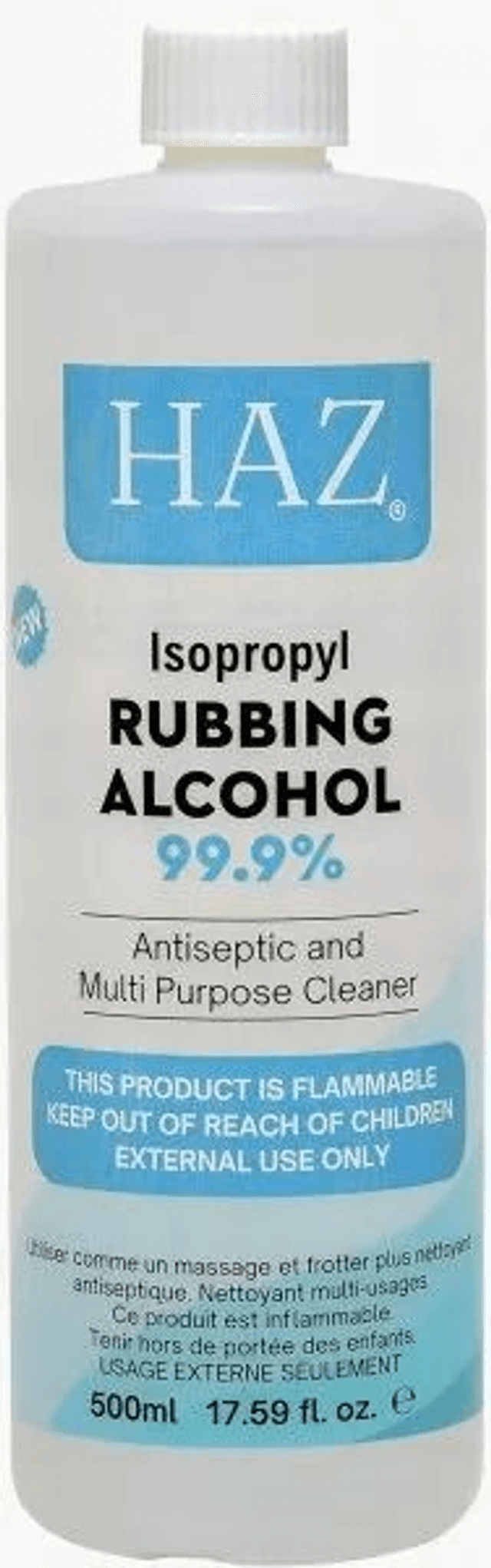 HAZ: RUBBING ALCOHOL 99.9% 500ML