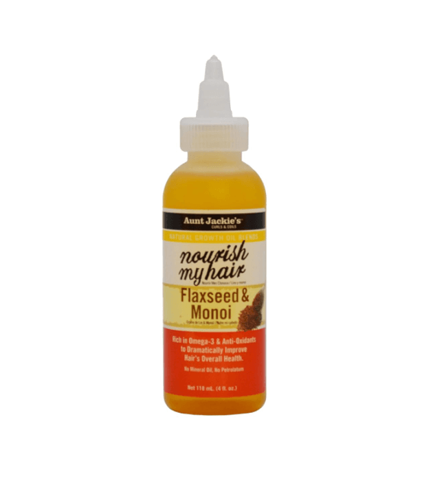 Aunt Jackies Nourish My Hair Flaxseed and Monoi Hair Oil 4oz