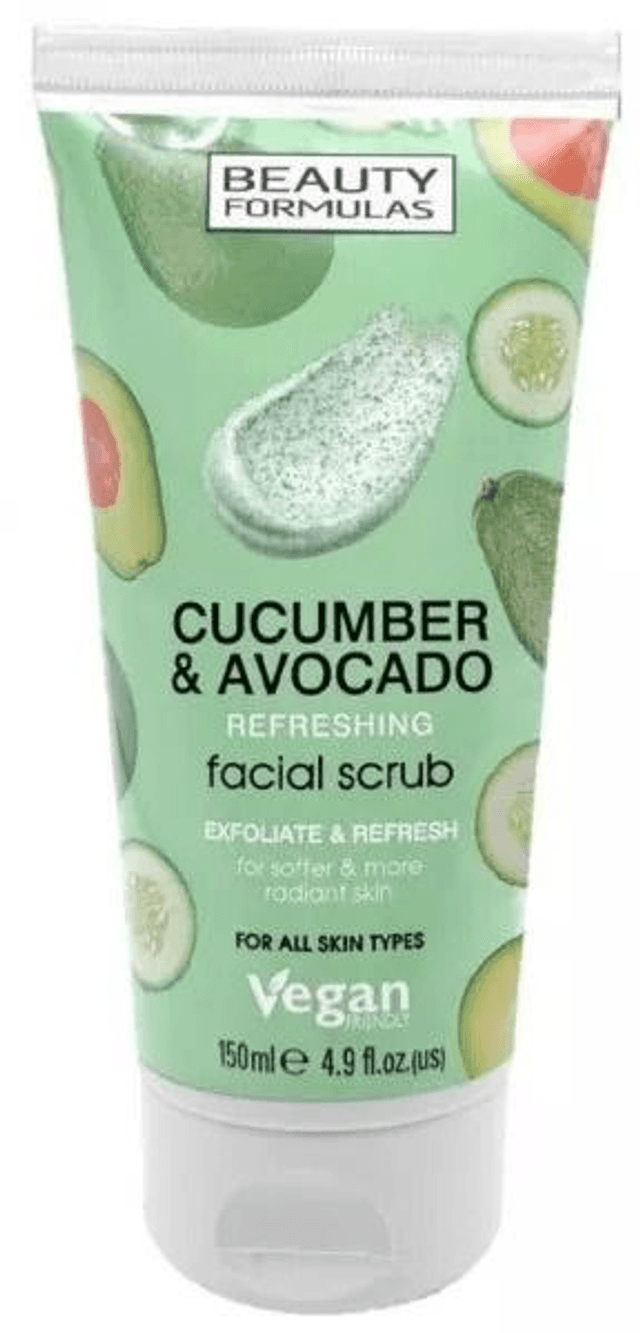B/ Formulas: Cucumber &amp; Avocado Scrub 150ml
