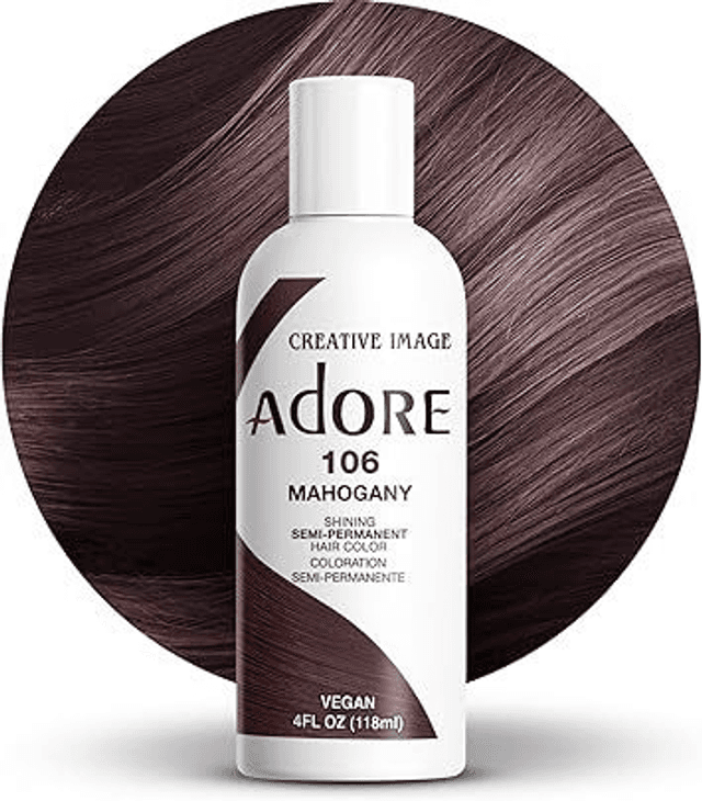 Adore Shining Semi Permanent Hair Colour 118 ml (106 Mahogany)