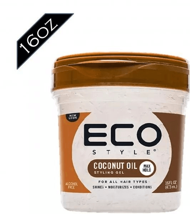 ECO: STYLING GEL - 16OZ COCONUT OIL (114COCA)
