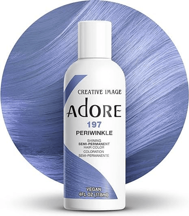 Adore Shining Semi-Permanent Hair Colour 118 ml (197 Periwinkle)