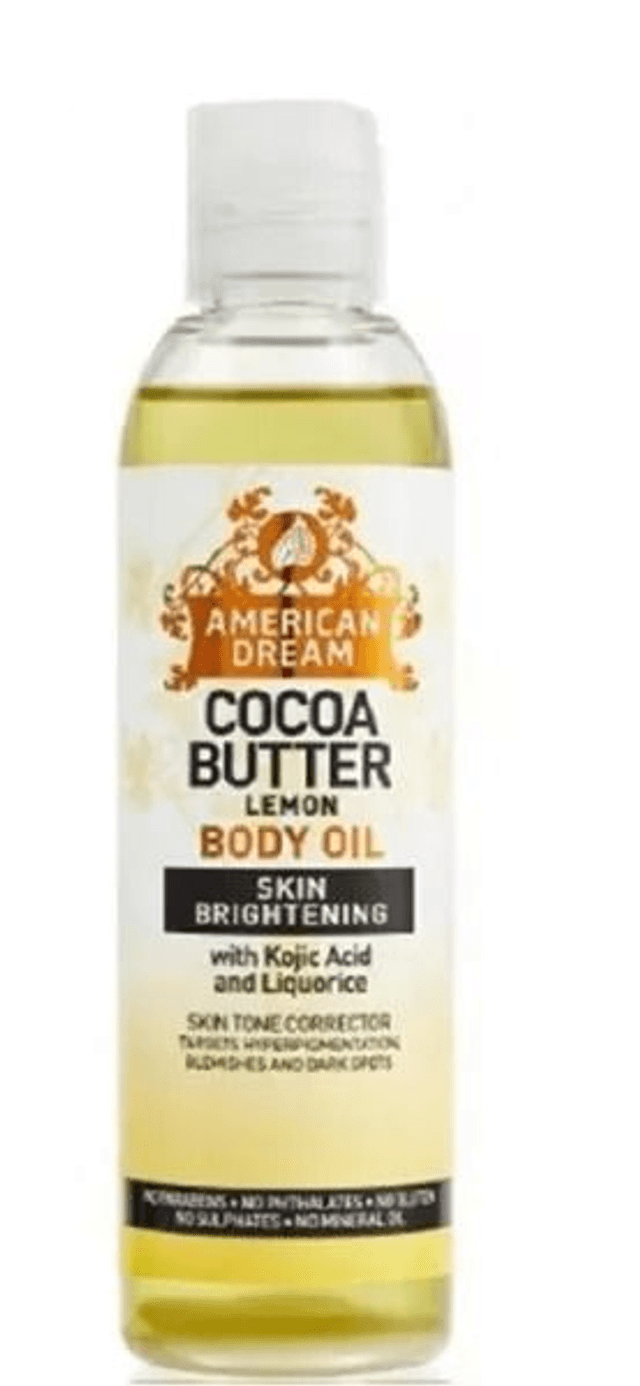 American Dream: Body Oil - Lemon 200ml