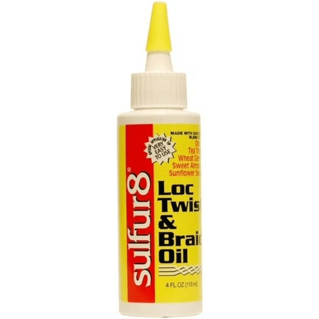 Sulfur 8: Loc, Twist &amp; Braid Oil  118ml (4OZ)
