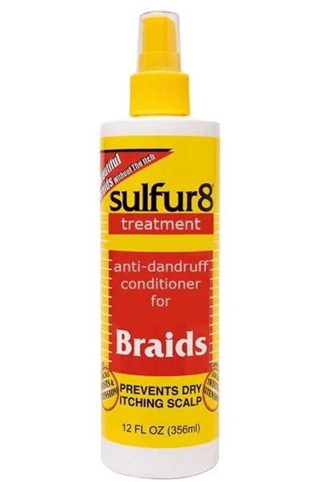 SULFUR 8: DANDRUFF TREATMENT FOR BRAIDS SPRAY 356ML