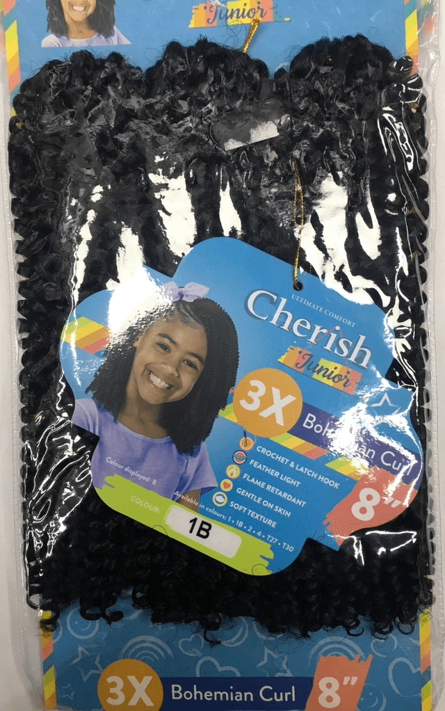 Cherish Junior Bulk : 3X Bohemian Curl 8 (Col. 1B)