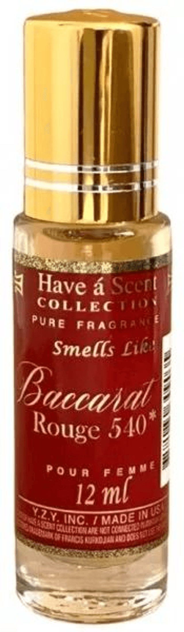 HEAVEN SCENT: ROLLER - INSPIRED BY BACCARAT ROUGE 540 12ML