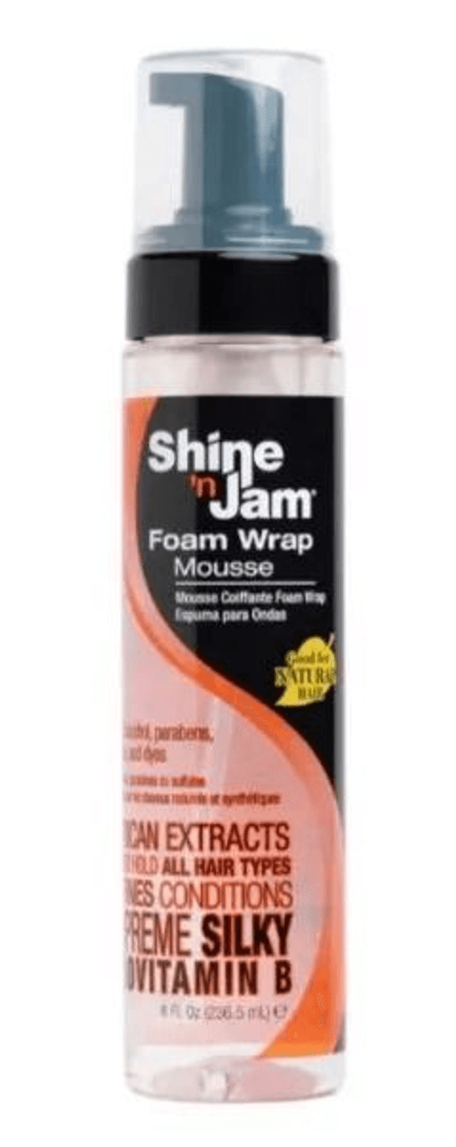 SHINE &#039;N JAM: SUPREME FOAM WRAP MOUSSE 8OZ
