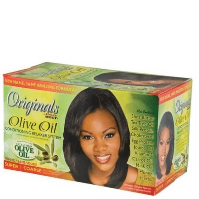 Africa&#039;s Best Originals Olive Oil Conditioning Relaxer System Super/ Coarse
