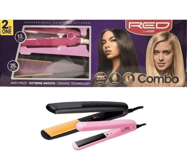 RED By Kiss: 2pcs Straightener Combo 13mm+25mm (HFID01GB) P/PRICE&gt;