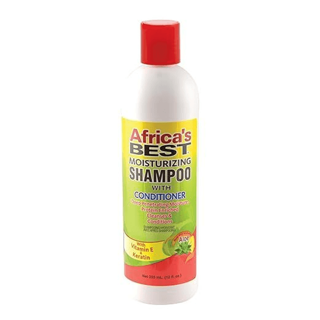 Africa&#039;s Best Moisturizing Shampoo With Conditioner, 12 Ounce