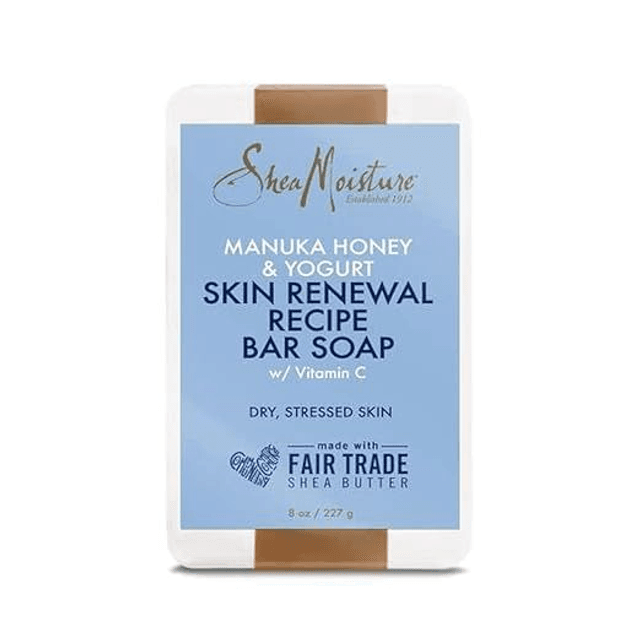 Shea Moisture Manuka Honey &amp; Yogurt Skin Renewal Recipe Bar Soap 8oz