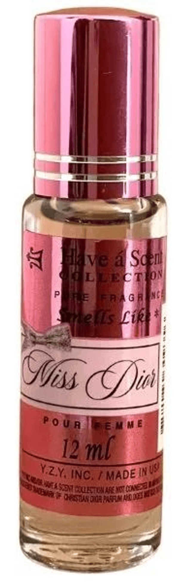  HEAVEN SCENT: ROLLER - INSPIRED BY MISS DIOR (W) 12ML