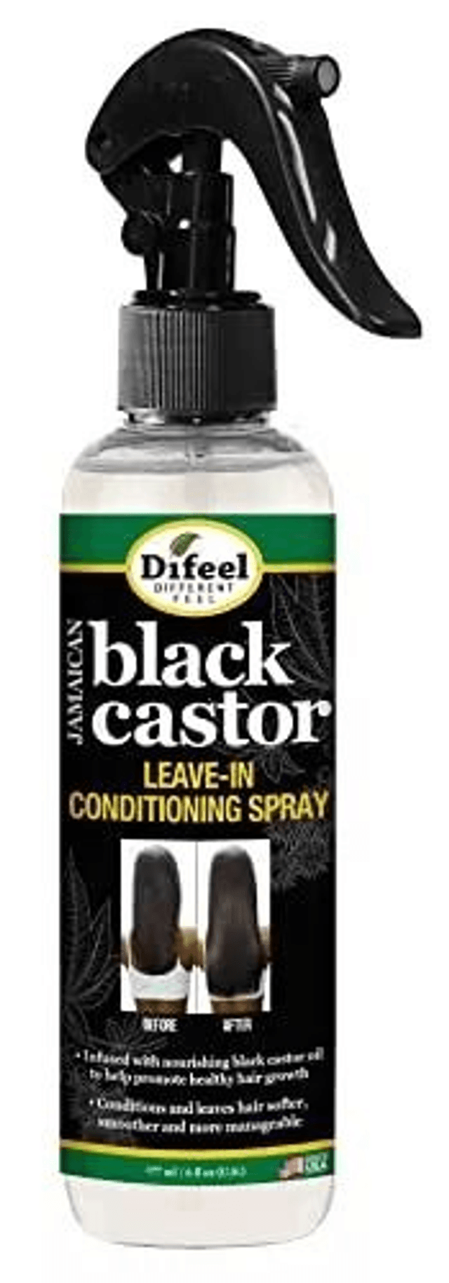 DIFEEL: JAMAICAN BLACK CASTOR SUPERIOR LEAVE IN SPRAY 6OZ 177ML