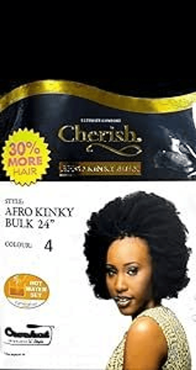 - Cherish Bulk - Afro Kinky 24 ( Color: 4 )